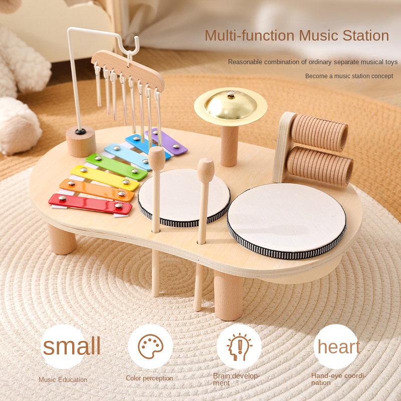 Musical Instrument Games - Детская развивающая игрушка LazyChild: деревянная музыкальная
