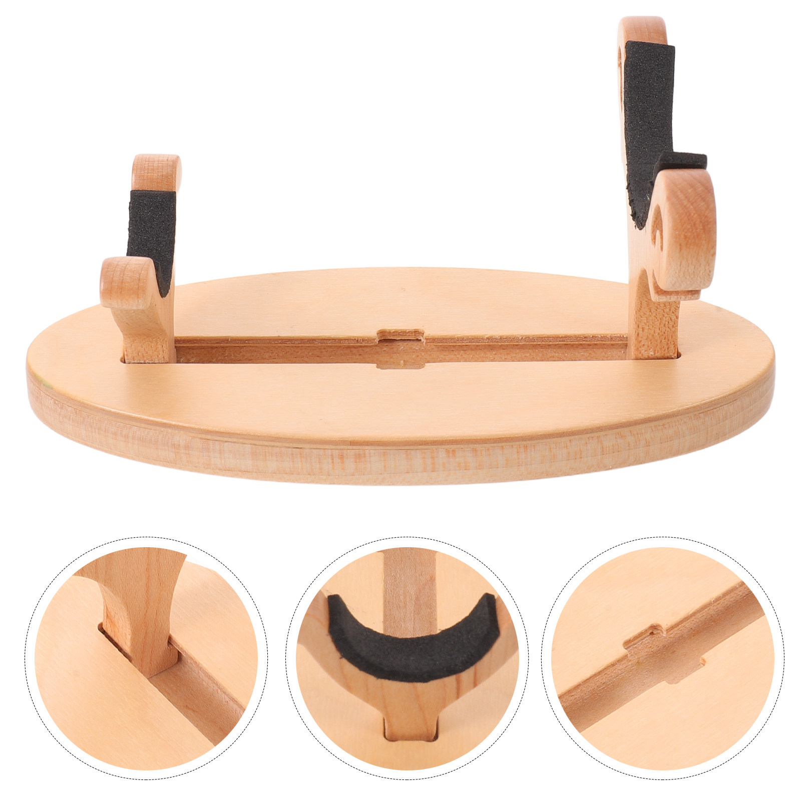 Musical Instrument Accessories - Деревянная подставка для окарины цвета хаки,
