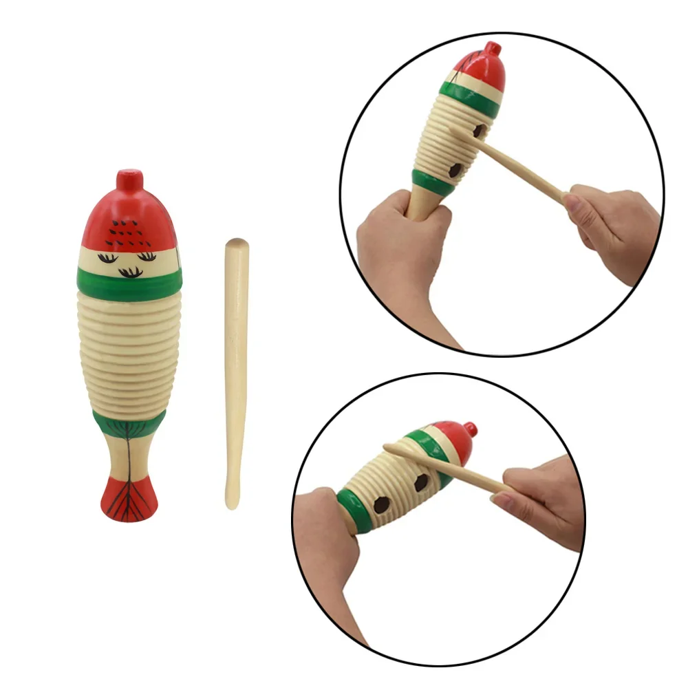 Musical Instrument Games - Деревянная музыкальная игрушка-рыбка Орф, ударный инструмент,