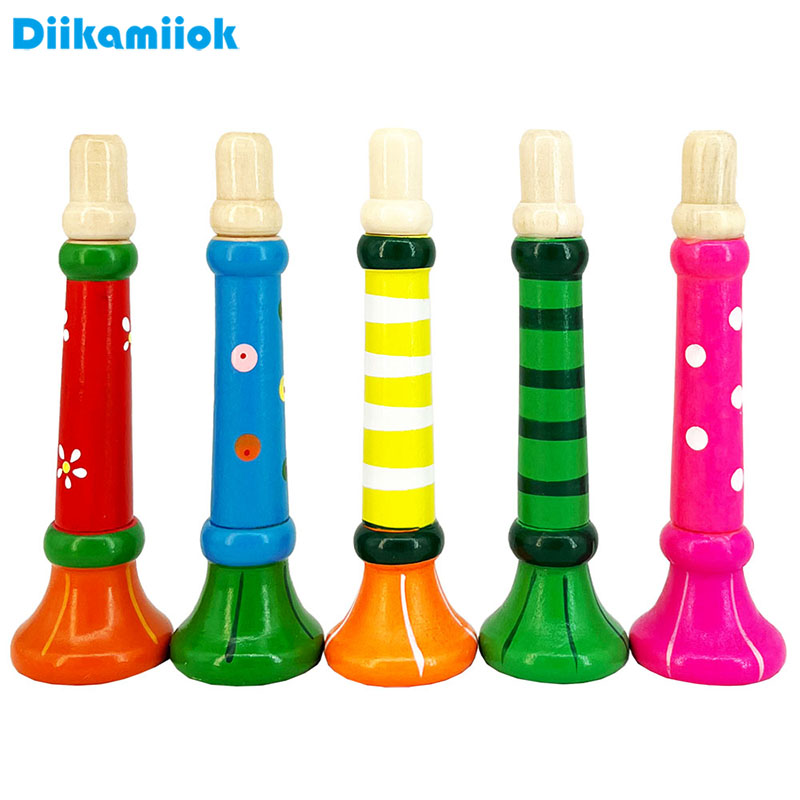 Musical Instrument Fagot - Деревянная труба, детская игрушка, роговой свисток,