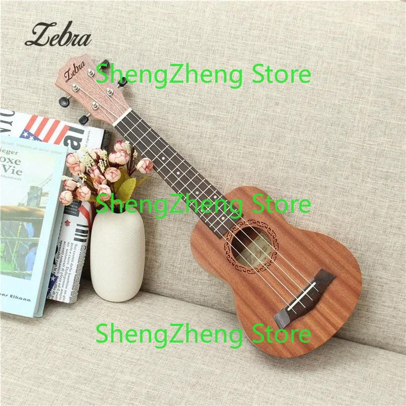 Musical Instrument Hawaiian - 21-дюймовая гавайская гитара-сопрано Uke Sapele, 15