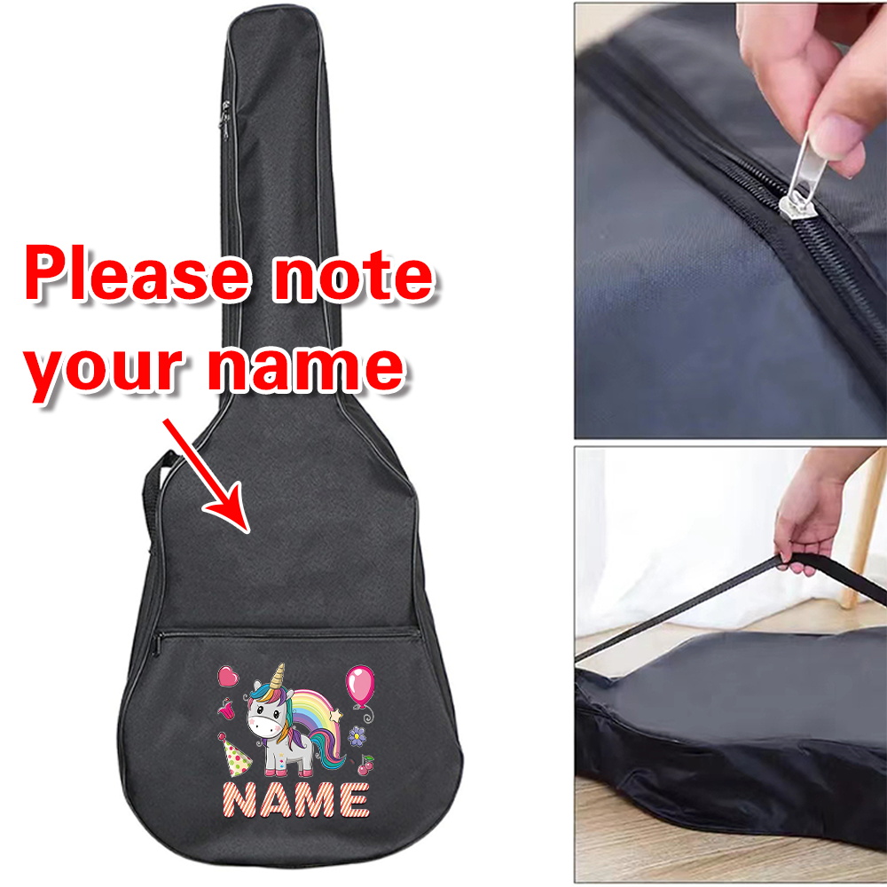 Musical Instrument With Names - Сумка для гитары с индивидуальным именем,