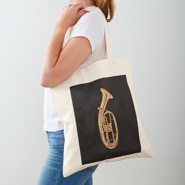 Musical Instrument Shop - Сумка-тоут с изображением тенор-горна, женская сумка