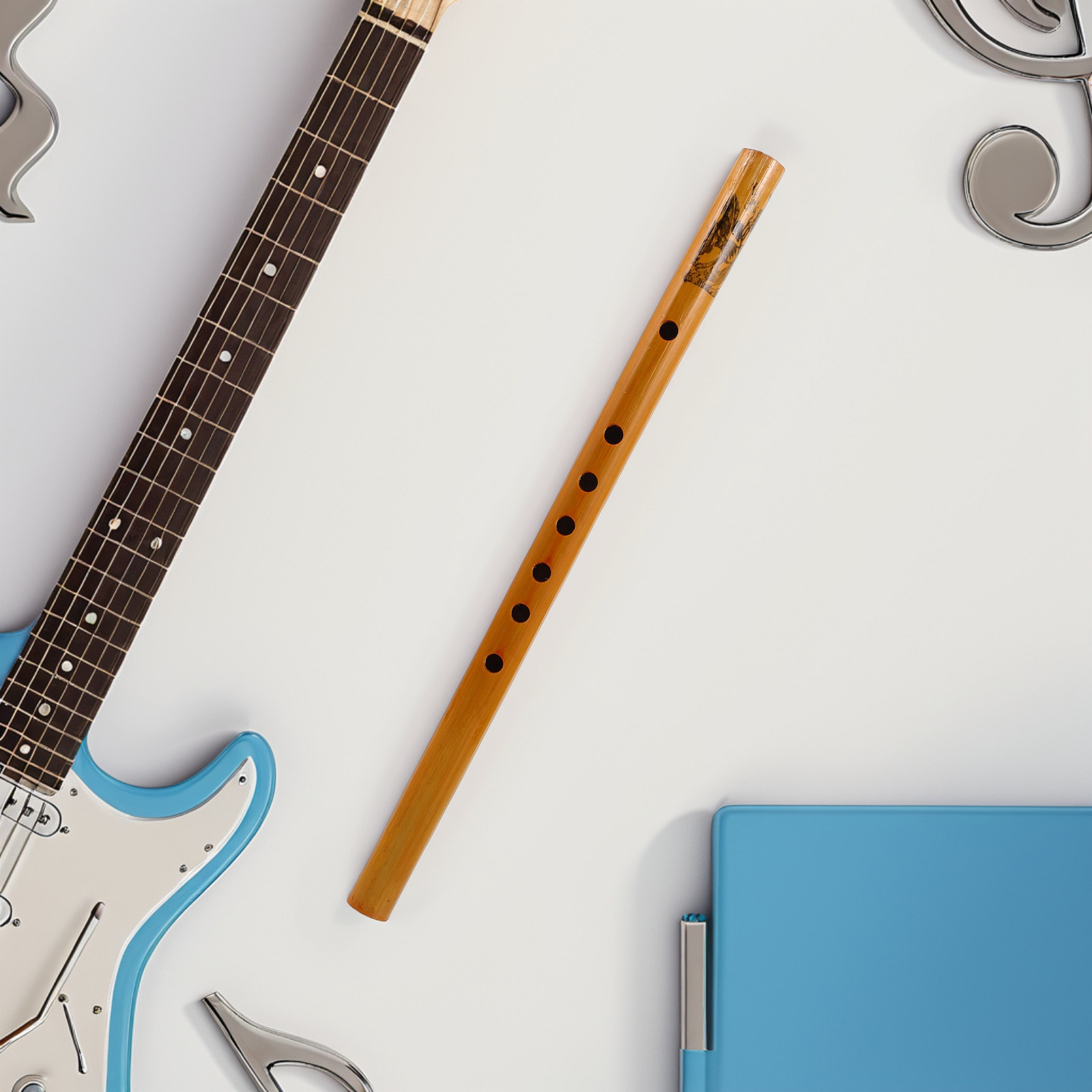 Musical Instrument Recorder - Вертикальный бамбуковый флейт (33 см) с