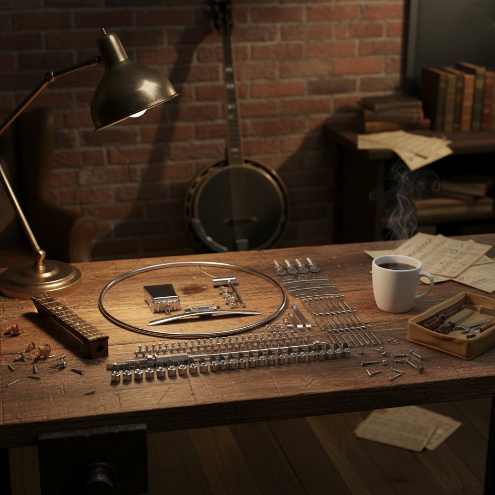 Набор для ремонта банджо, проч – обзор и цена Musical Instrument Banjo