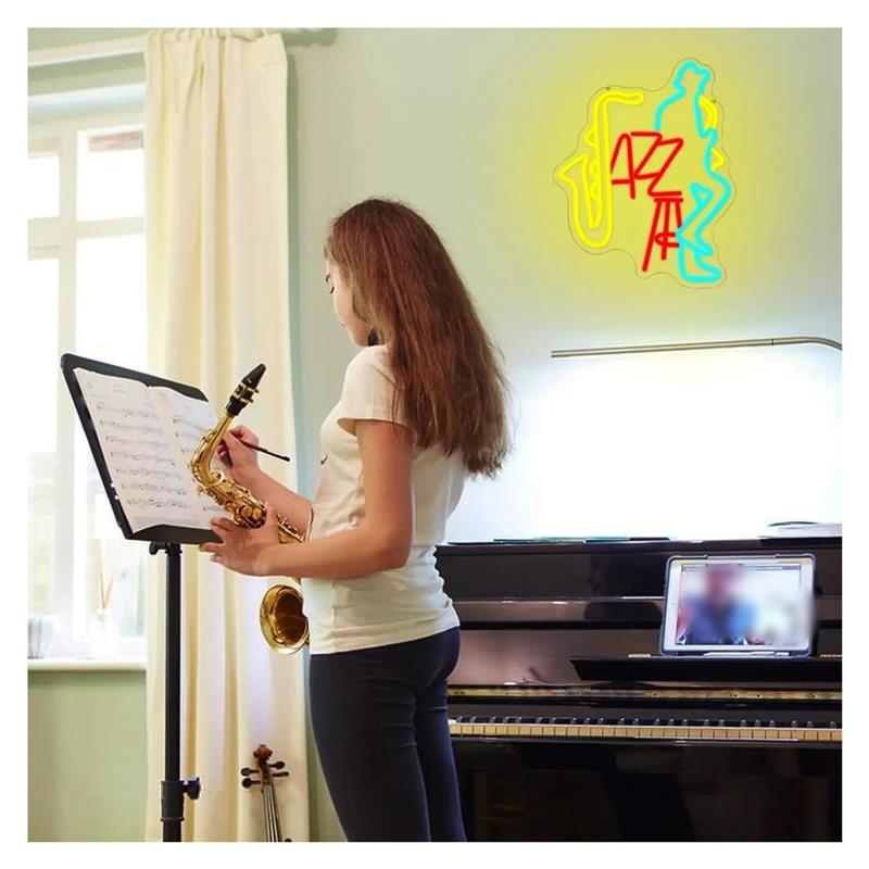 Неоновая вывеска Jazz Live с и – обзор и цена Musical Instrument Shop