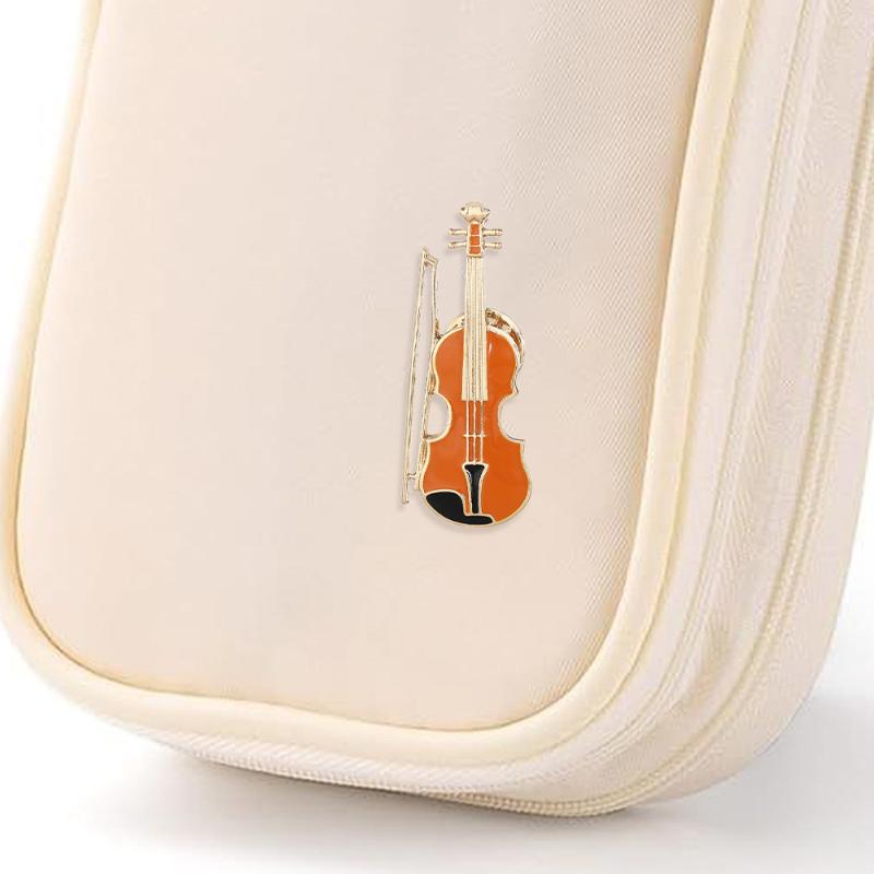 1 шт. Забавная эмалевая брошь  – обзор и цена Musical Instrument In Orchestra