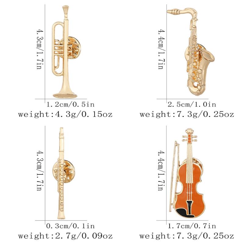 Золотые значки в форме скрипки – обзор и цена Musical Instrument In Orchestra